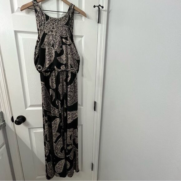 Inseparable wide-leg paisley print jumpsuit size M - Picture 2 of 4